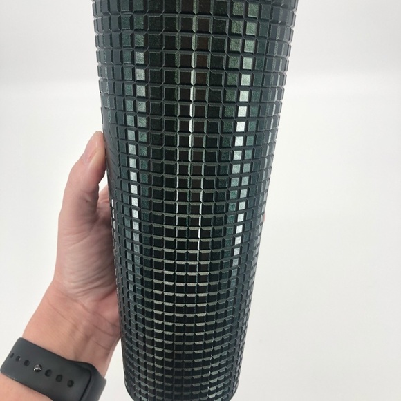Starbucks 2021 Winter Holiday Jeweled Tumbler Cold Cup 24oz Green IN HAND NEW - Picture 4 of 7